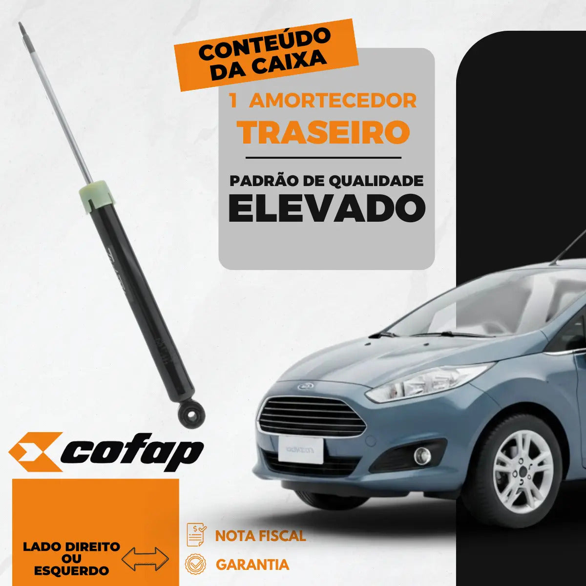 Amortecedor Traseiro Ford Focus 2001 A 2008 Cofap Gb27364