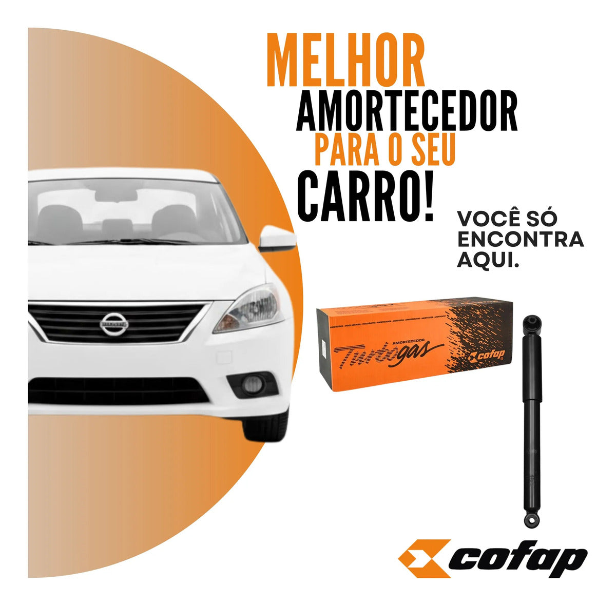 Amortecedor Traseiro Sentra Cofap Turbogas 07/11