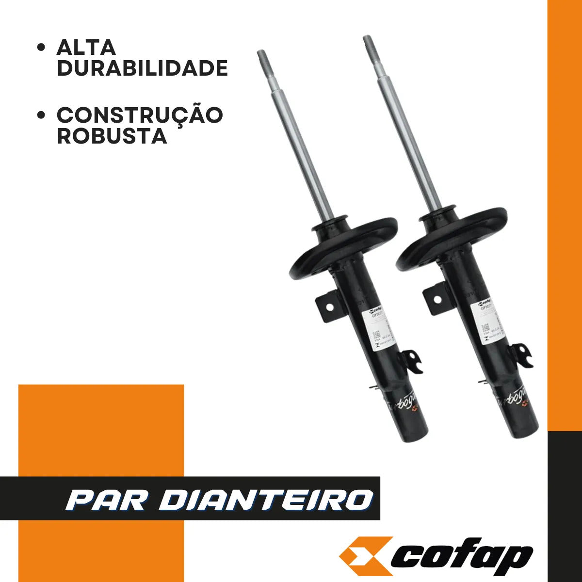 Par Amortecedor Dianteiro C3 2013 A 2021 Manual Cofap