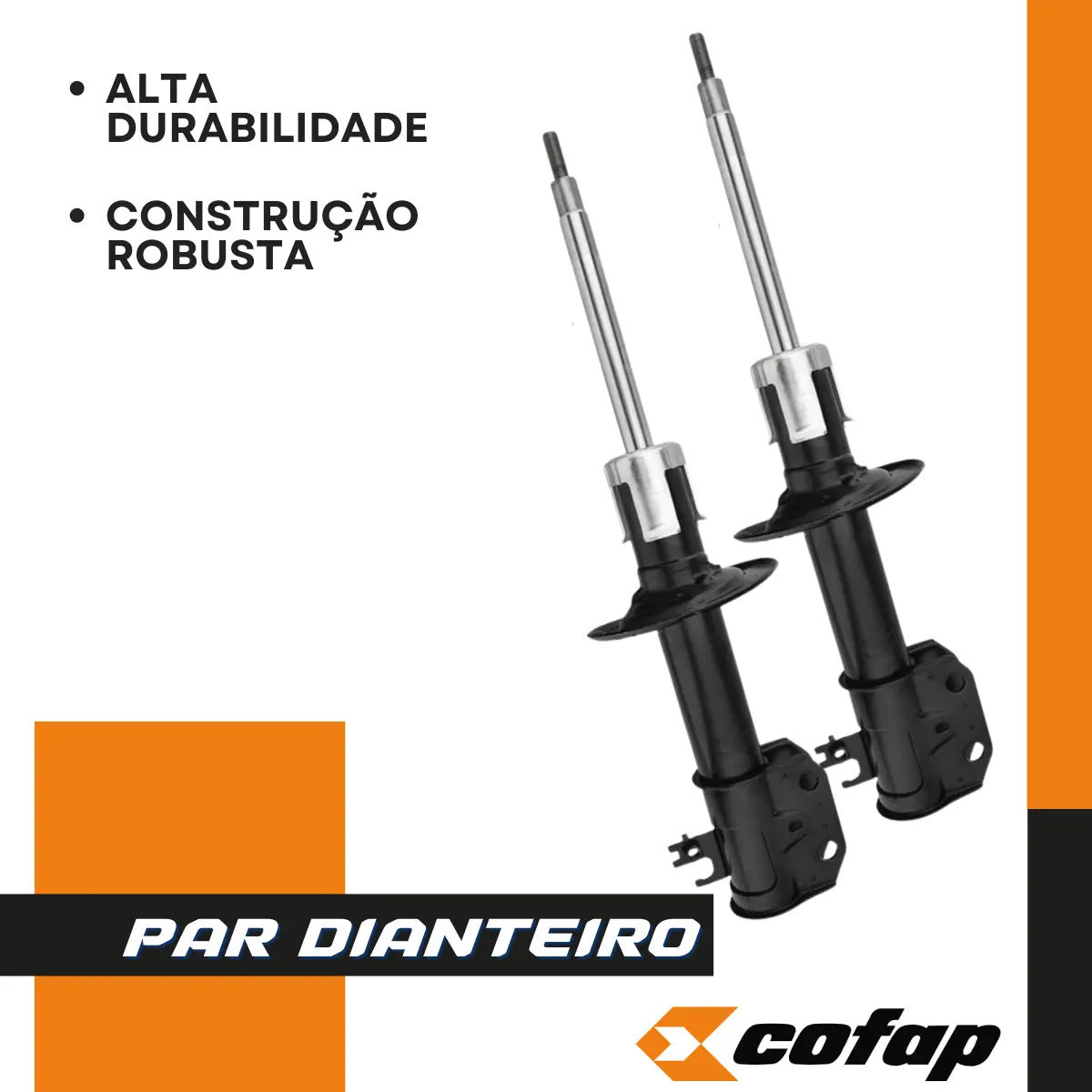 Par Amortecedor Dianteiro Yaris Automático Original Cofap