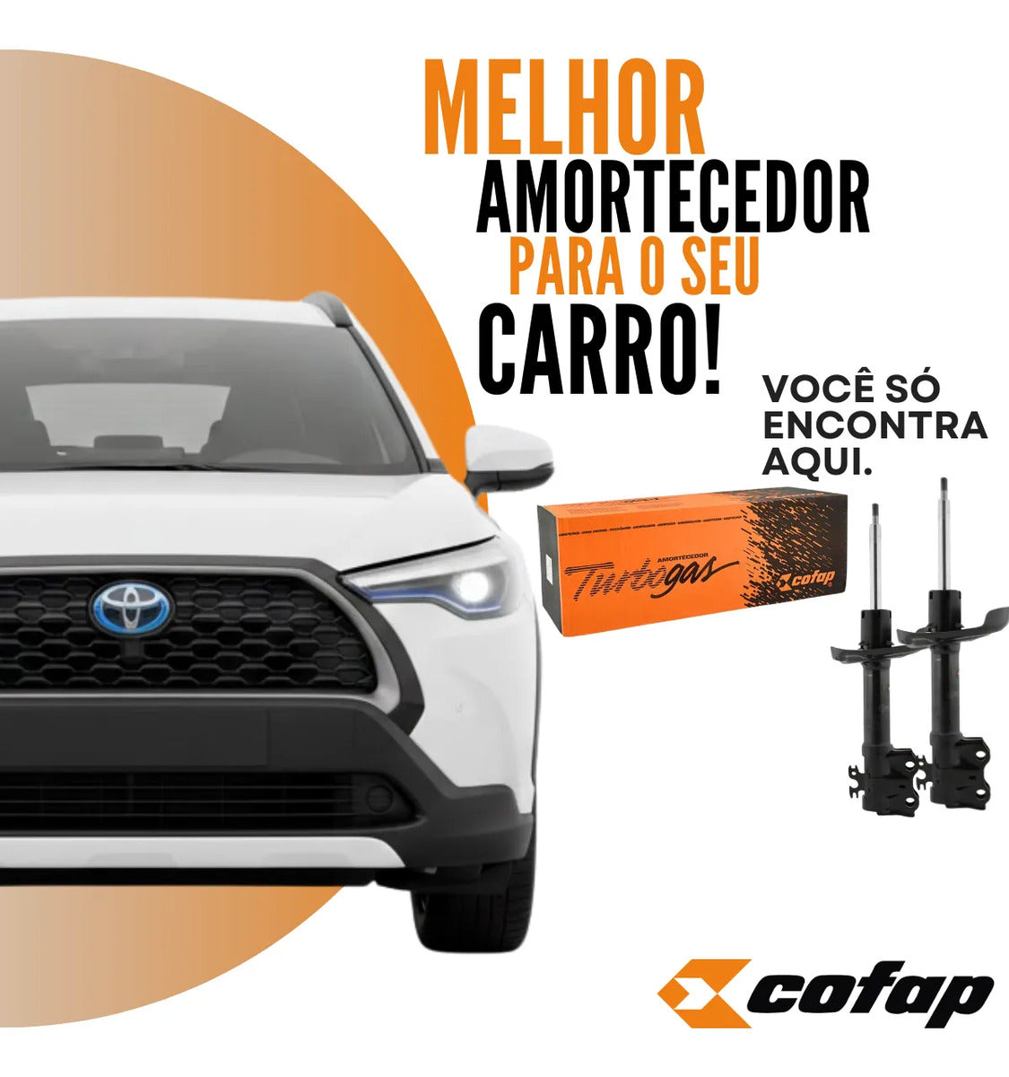 Par Amortecedor Dianteiro Corolla Cross 2021/cofap