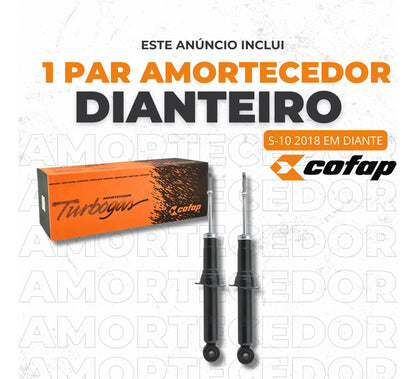 Par Amortecedor Dianteiro S10 4x4 2021 2022 Cofap Original
