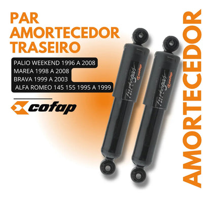 Par Amortecedor Cofap Traseiro Palio Adventure Weekend 2013
