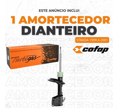 Amortecedor Dianteiro Strada 99 Até 2001 Original Cofap