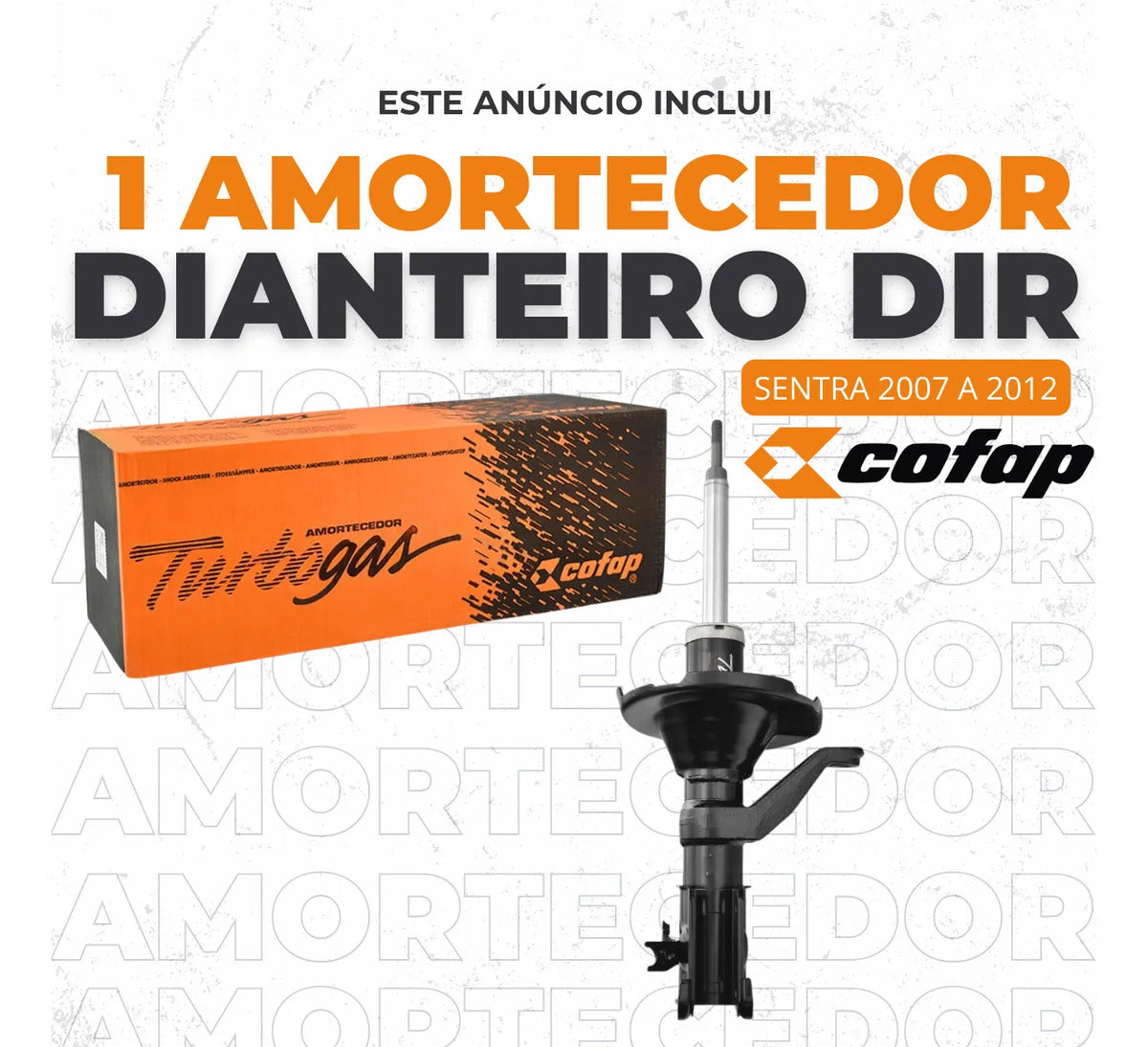 Amortecedor Dianteiro Direito Sentra 2007 A 2012 - Cofap