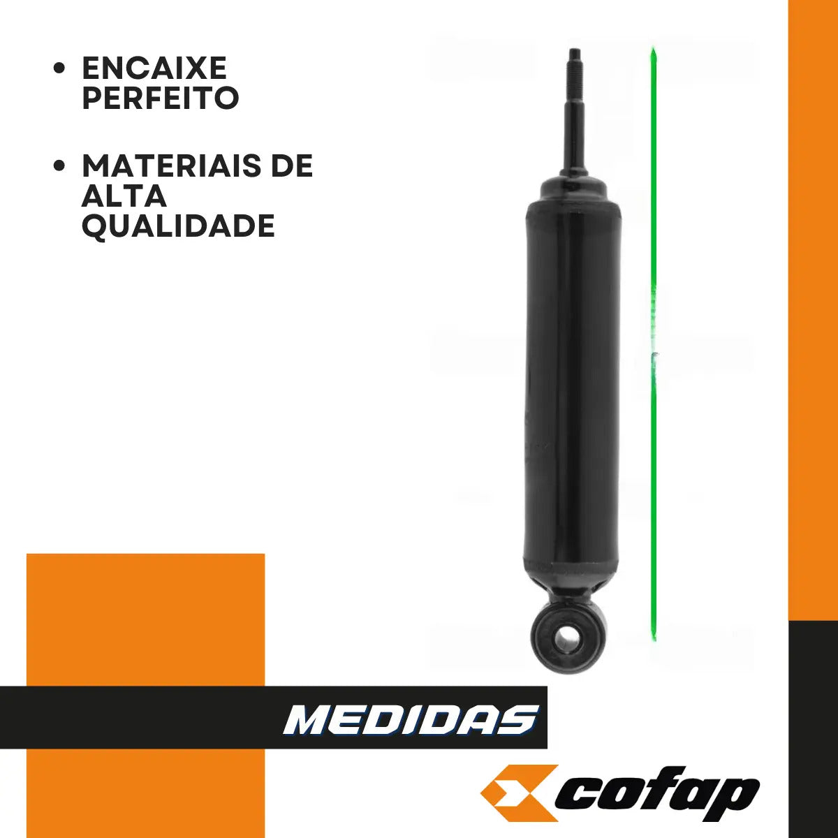 Par Amortecedor Dianteiro F1000 79 80 81 82 83 84 85 Cofap
