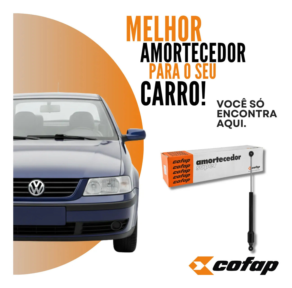 Amortecedor Direção Gol Parati G1 G2 G3 G4 Voyage Cofap