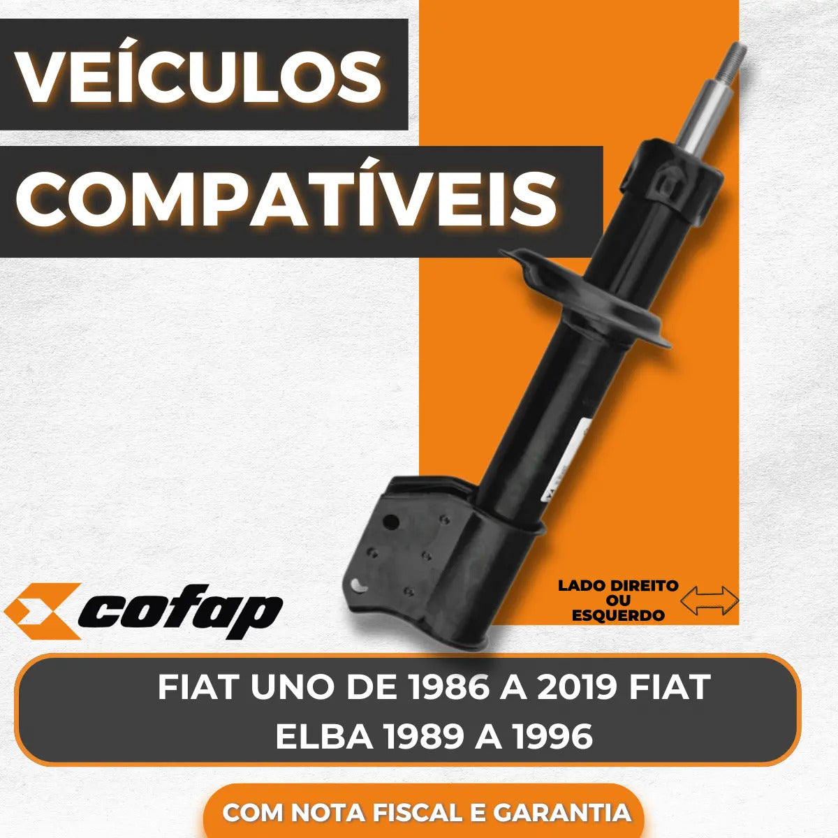 Amortecedor Dianteiro Premio Elba 1989 A 1996 Cofap