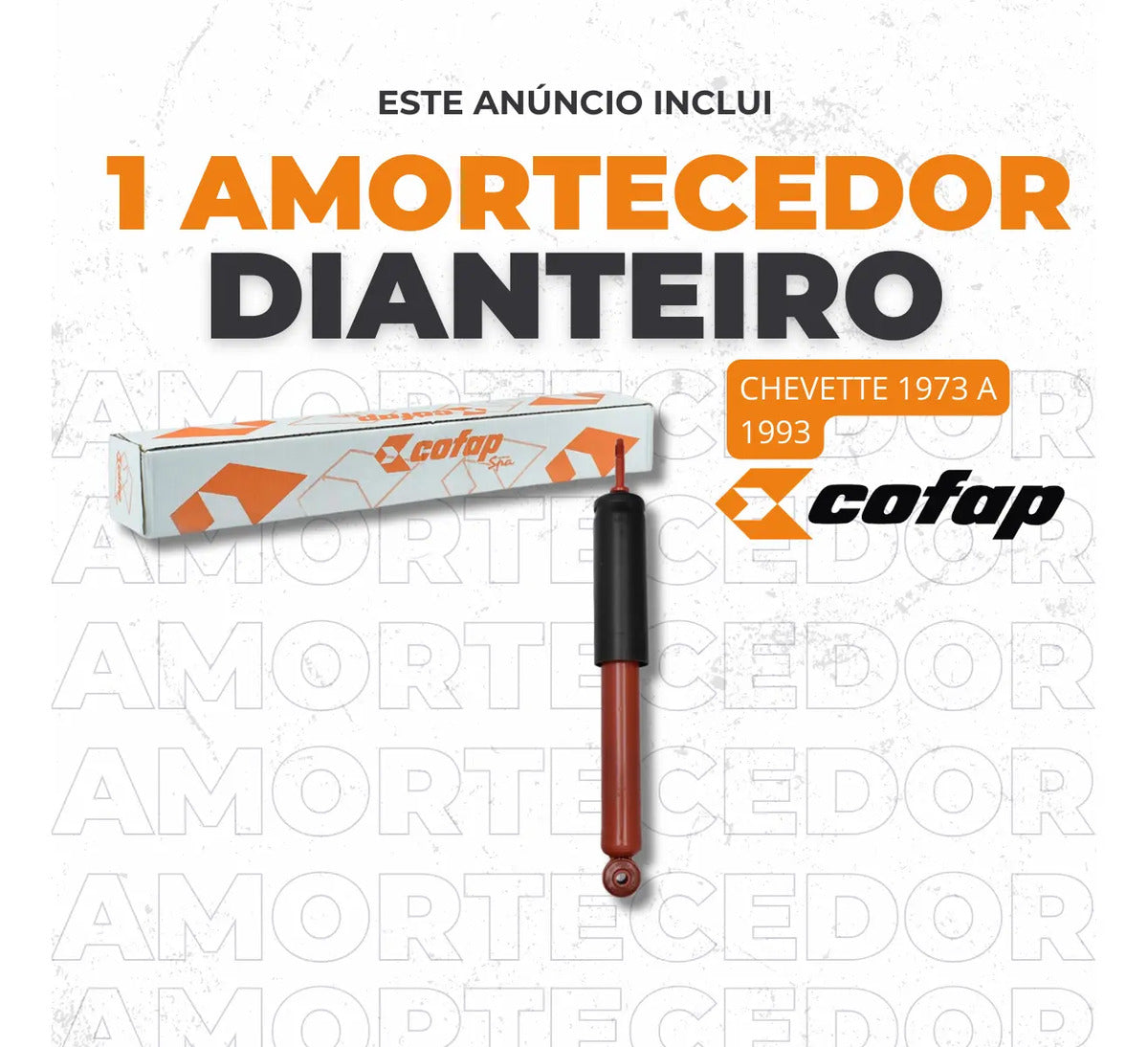 Amortecedor Dianteiro Chevette Original Cofap Novo