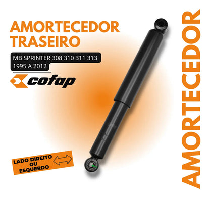 Amortecedor Traseiro Sprinter 310 313 1995 Á 2012 Cofap
