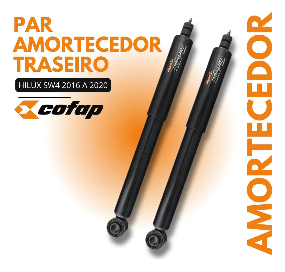 Par Amortecedor Traseiro Hilux Sw4 2016 A 2020 Cofap