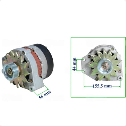 Alternador Gol Parati Santana Com Ar 12v 90a