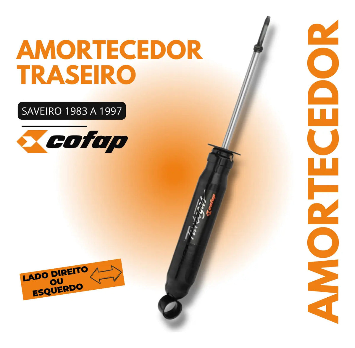 Amortecedor Traseiro Cofap Opala 1987 88 1989 1991 1992 1993