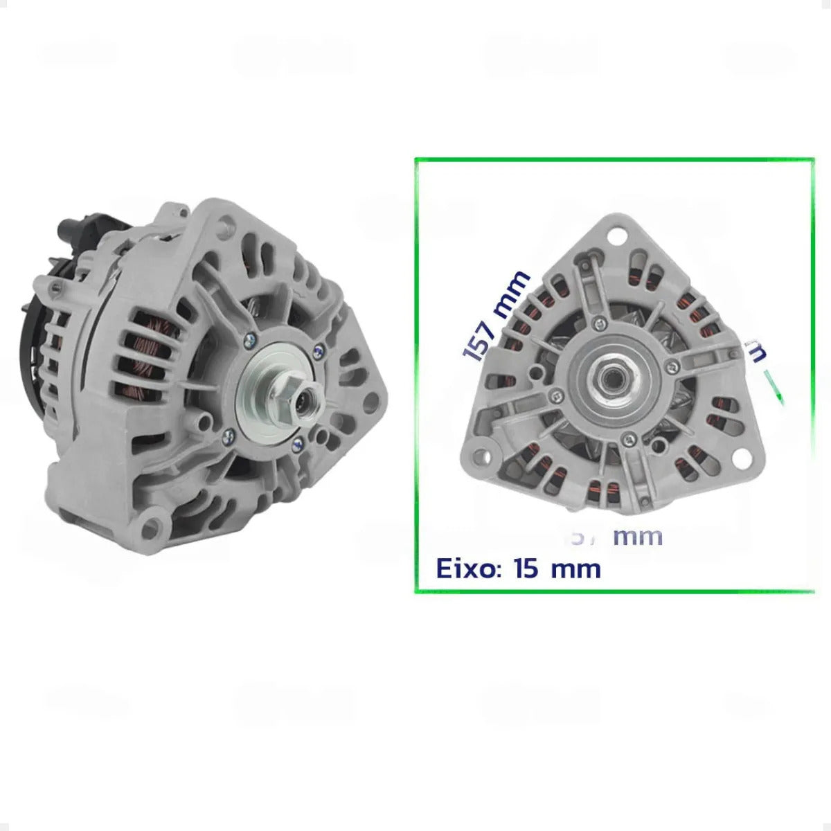 Alternador 120a 30022vlp Gx 2016 2017 2018 24v 120v Completo