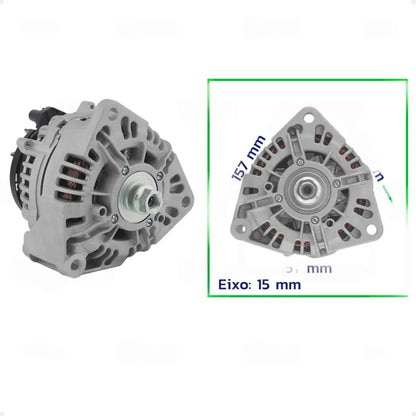 Alternador 120a 30022vlp Gx 2016 2017 2018 24v 120v Completo