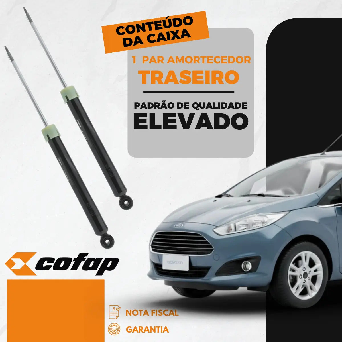 Par Amortecedor Traseiro Focus 2001 A 2008 Cofap Gb27364