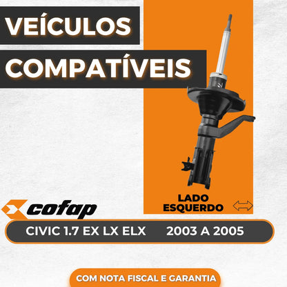 Amortecedor Turbogas Esquerdo Cofap Gp35977m