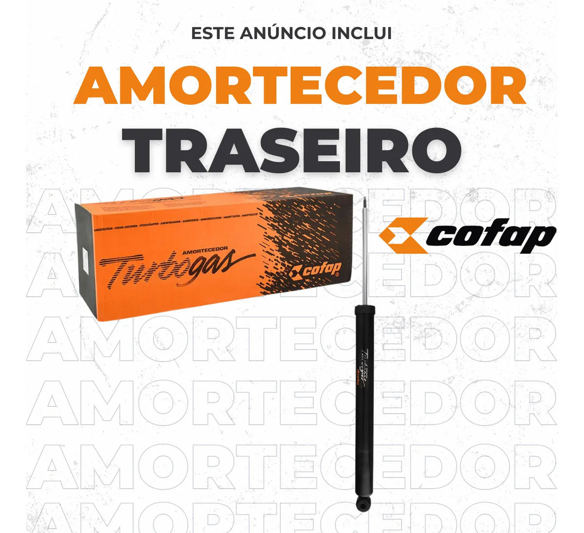 Amortecedor Traseiro Focus 2.0 2014 2015 Cofap Original