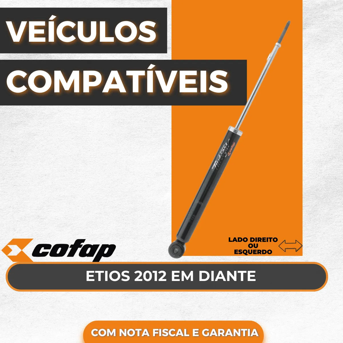 Amortecedor Traseiro Toyota Etios 2012 A 2021 Cofap