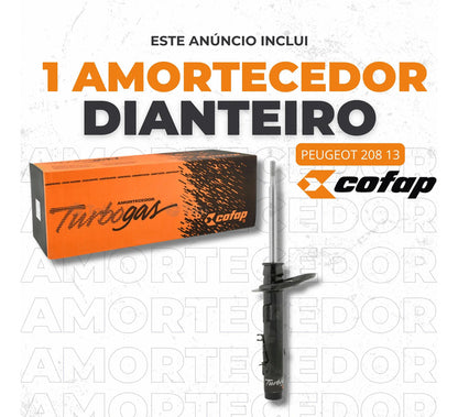 Amortecedor Dianteiro Direito 208 2013 - Cofap Gp30386