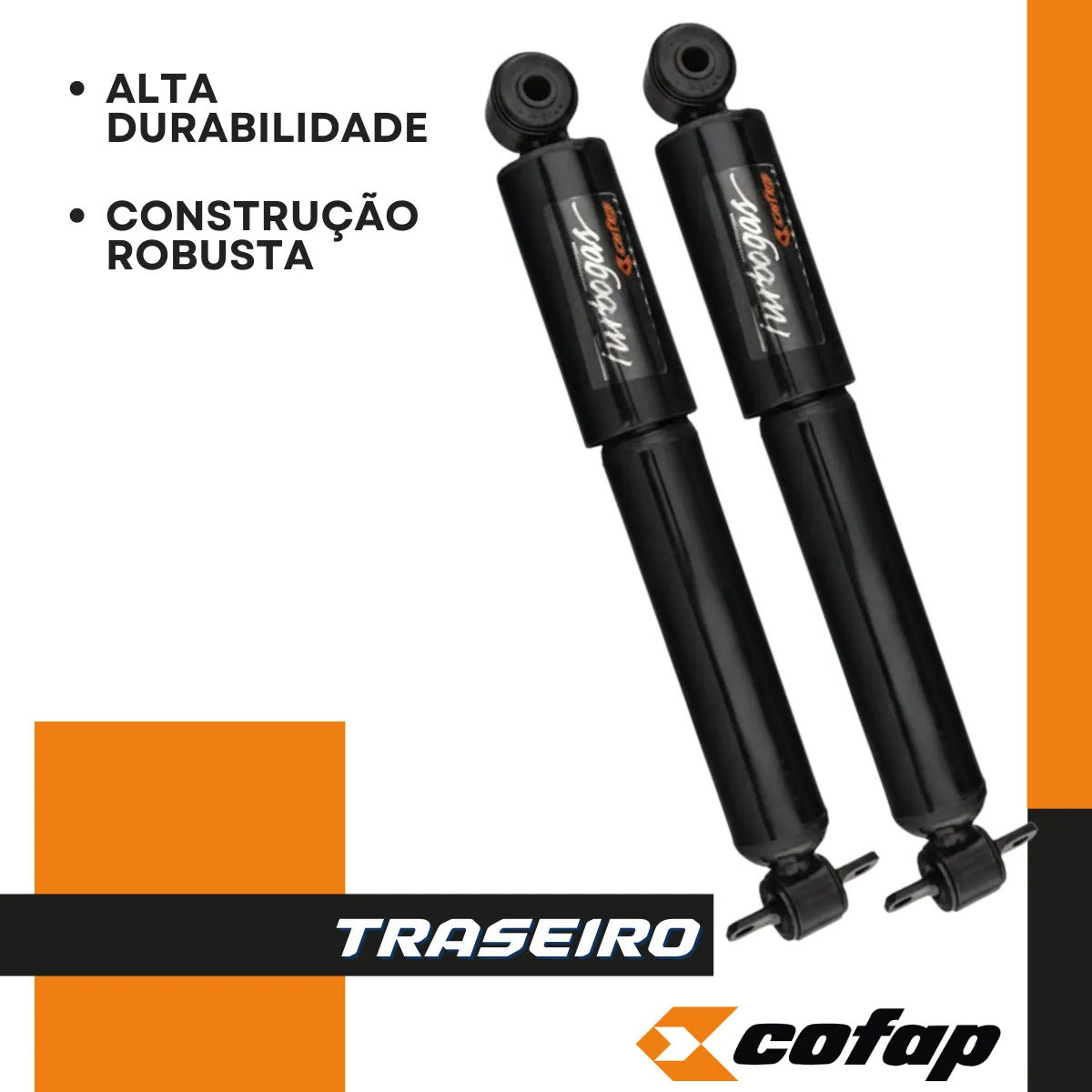 Par Amortecedor Dianteiro Original Cofap S-10 4x2 95 A 1999