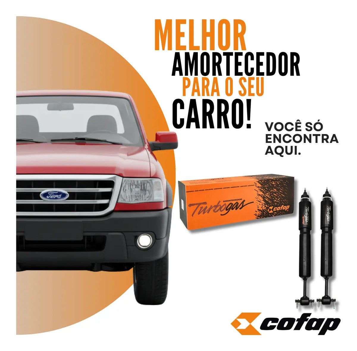Par Amortecedore Dianteiro Ranger 2008/09/10/2011 Cofap