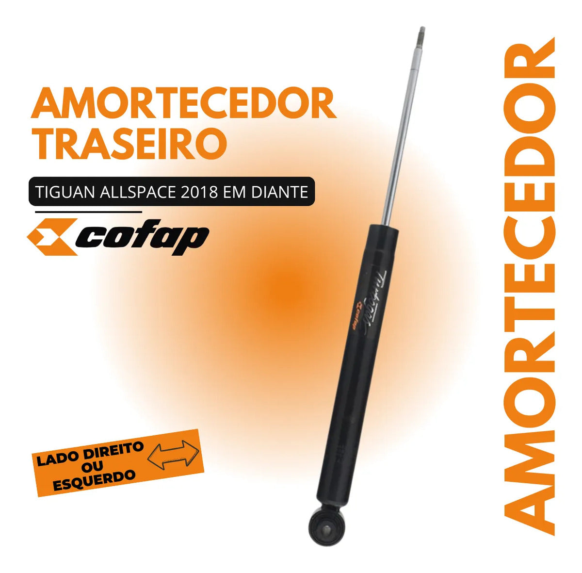 Amortecedor Traseiro Tiguan Allspace 1.4 2.0 Rline Cofap