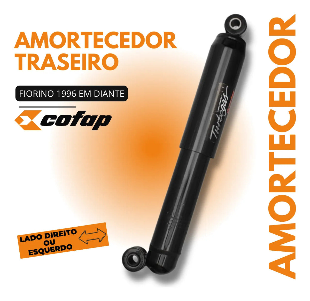 Amortecedor Traseiro Cofap Fiat Fiorino 1996 Em Diante
