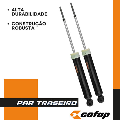 Par Amortecedor Traseiro Original Cofap Agile 2009 A 2014
