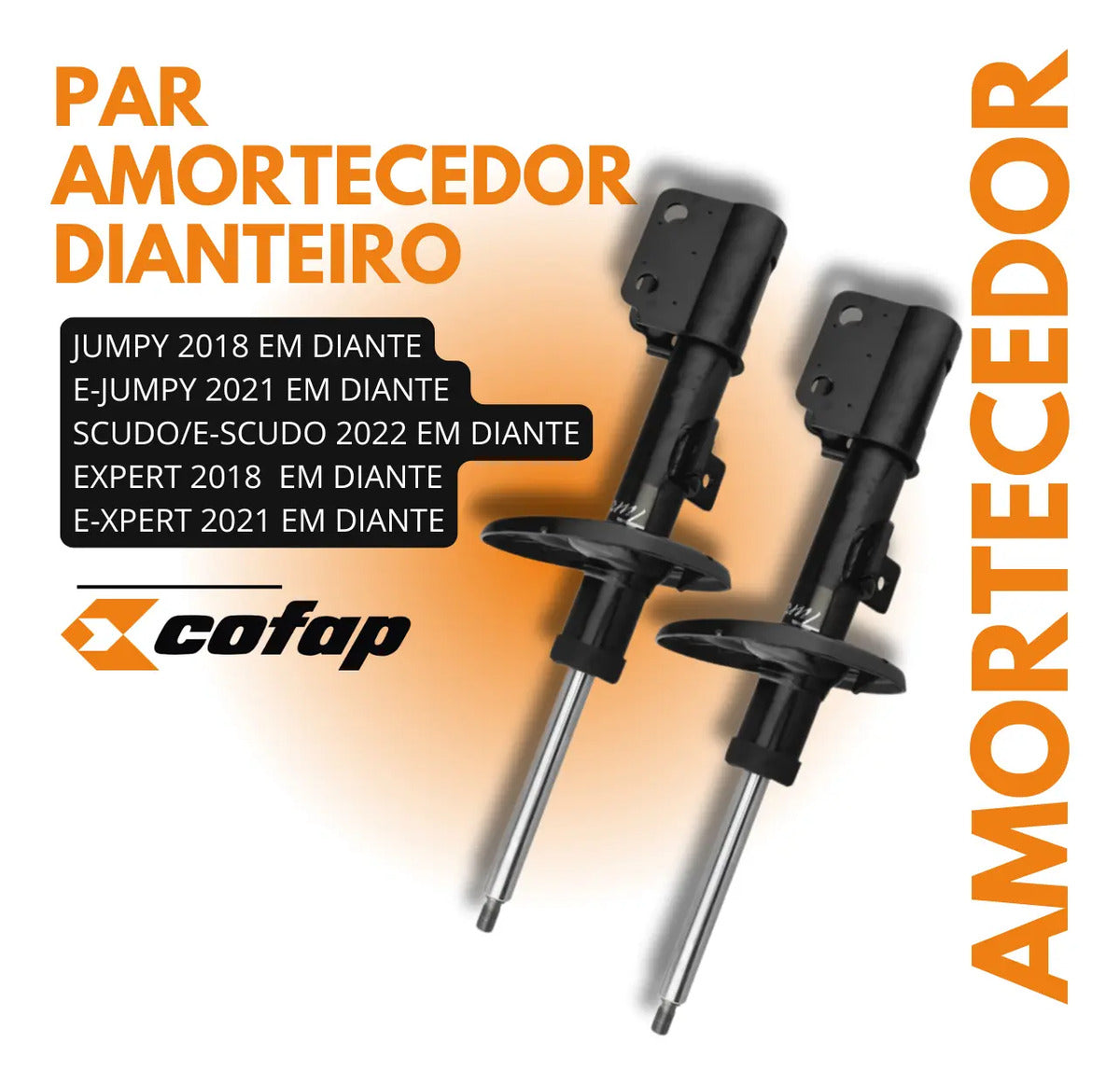 Par Amortecedor Dianteiro Expert 18/.. E-expert 21/... Cofap