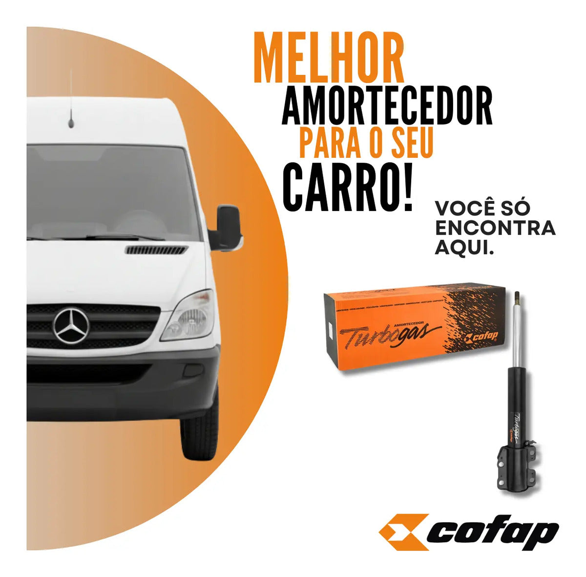 Amortecedor Dianteiro Sprinter 410 412 3 414 00/12 Cofap