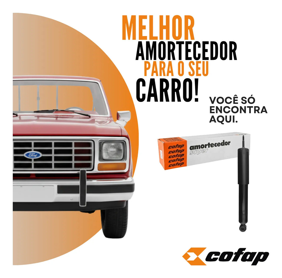 Amortecedor Traseiro F1000 1979 A 1990 Cofap