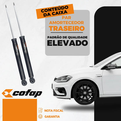 Par Amortecedor Traseiro Golf 1.0 Turbo 2016 A 2018 Cofap