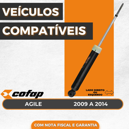 Amortecedor Traseiro Original Cofap Agile 1.4 2009 A 2014