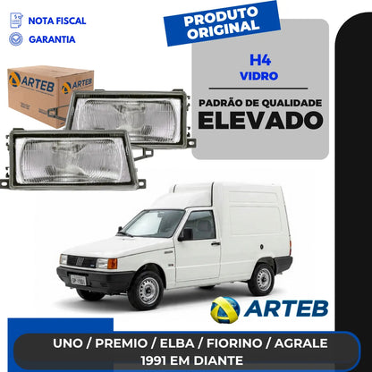 Farol Vidro Fiorino 1996 A 2004 Uno Premio Elba Arteb