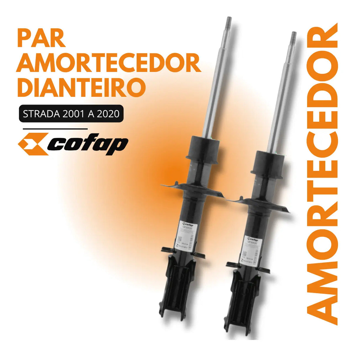 Par Amortecedor Cofap Dianteiro Strada 2001 A 2020