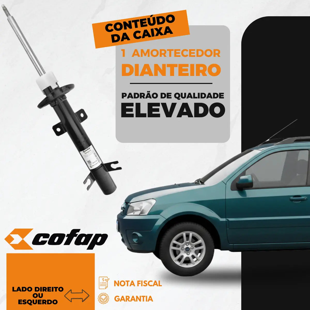 Amortecedor Dianteiro Original Cofap Ecosport 2003 2004