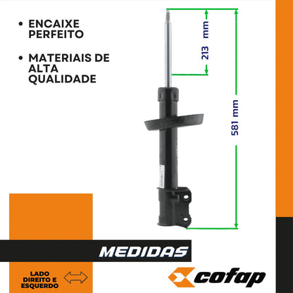 Amortecedor Dianteiro Zafira 01-12 Cofap Gp32387 Gp32388