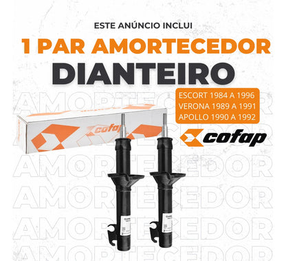 Par Amortecedor Dianteiro Cofap Apollo 1990 A 1992 Sm27025