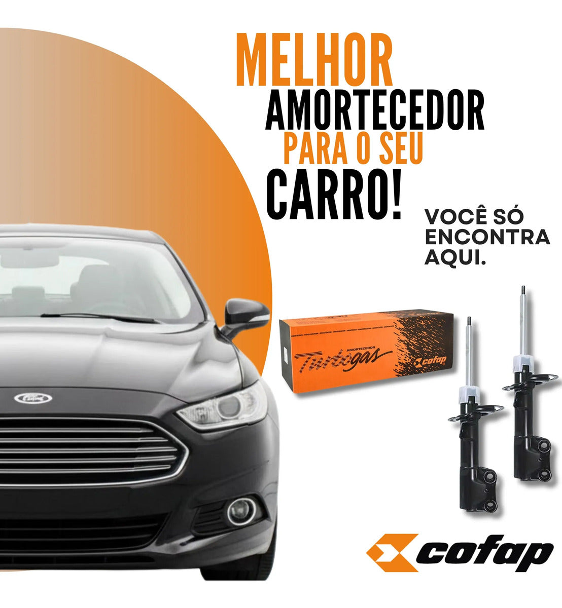 Par Amortecedor Dianteiro Ford Fusion 13/19 Cofap