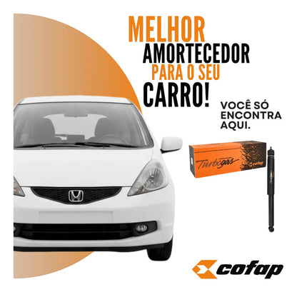 Amortecedor Traseiro Honda Fit 2003 A 2008 Cofap