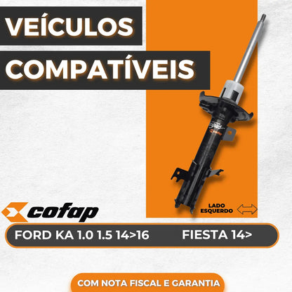 Amortecedor Dianteiro Esquerdo New Fiesta 14..ka 14/16 Cofap