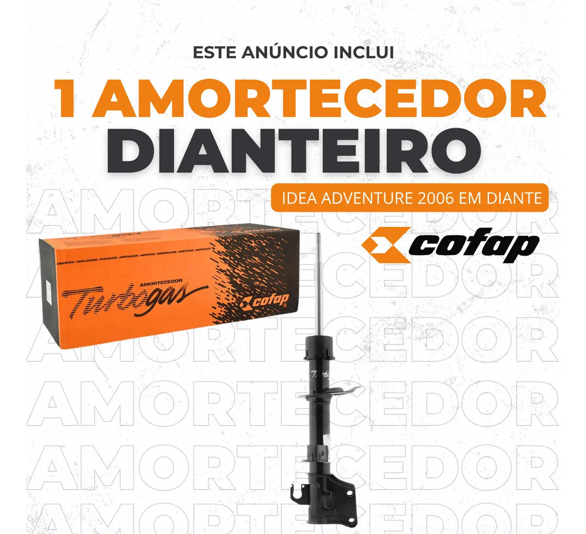 Amortecedor Dianteiro Fiat Idea Adventure Original Cofap