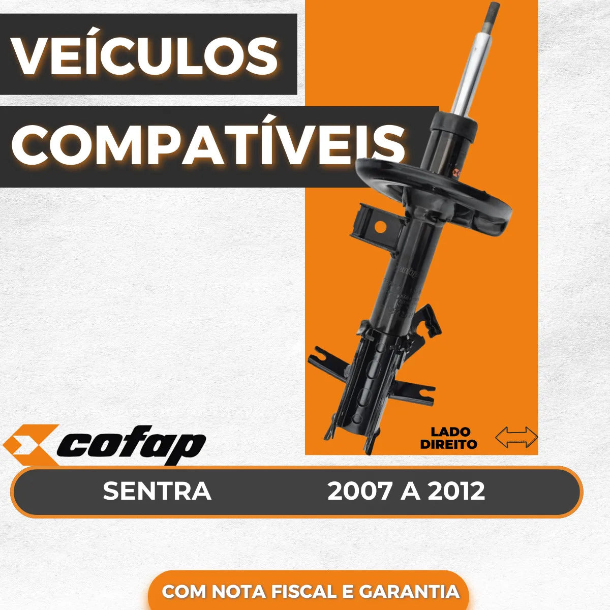 Amortecedor Dianteiro Direito Sentra 2007 A 2012 - Cofap