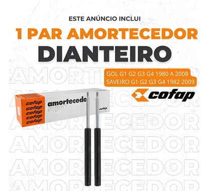 Par Amortecedor Dianteiro Saveiro G1 G2 G3 G4 82/09 Cofap