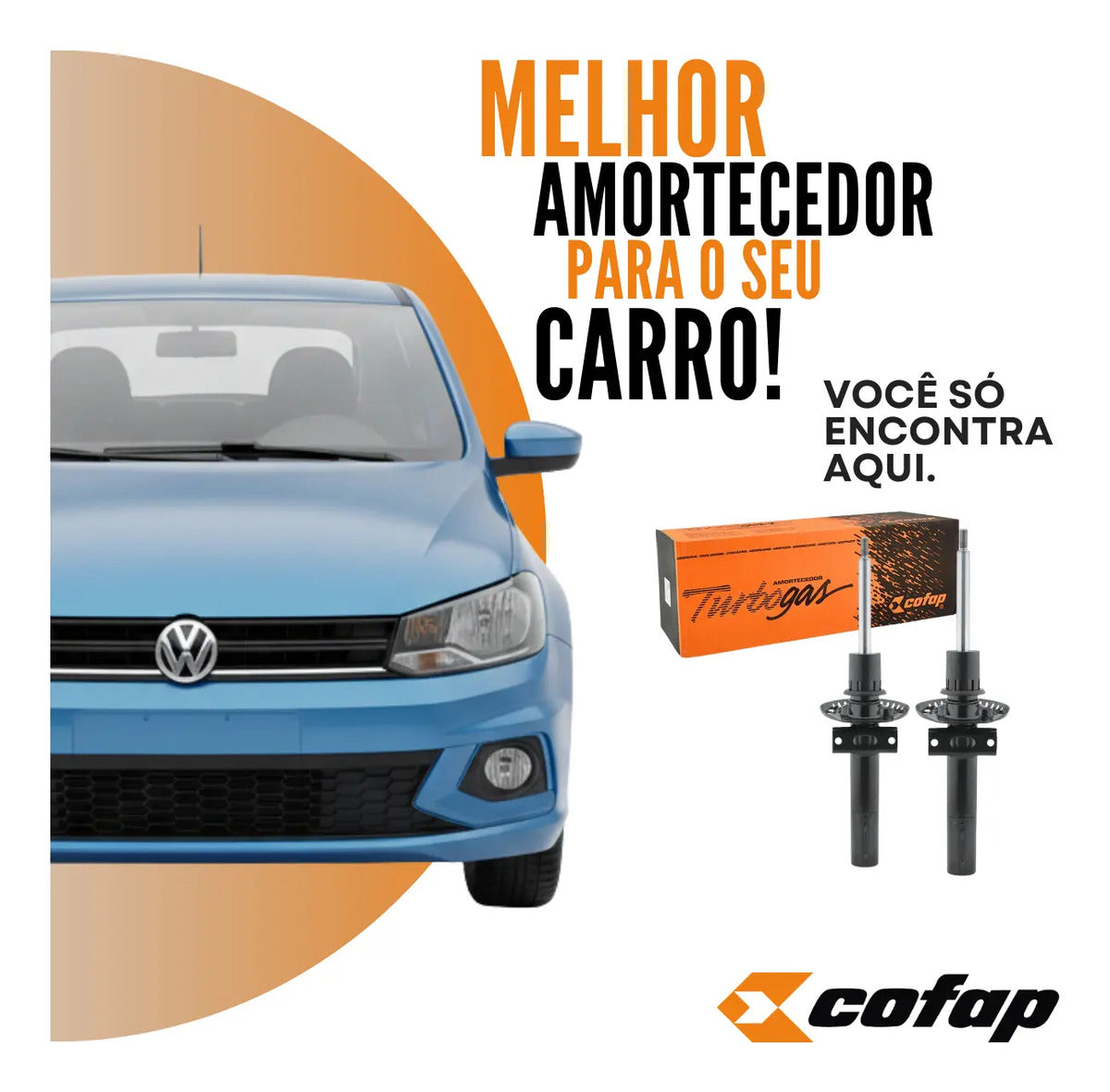 Par Amortecedor Dianteiro Gol G5 G6  Ate 1908 Original Cofap