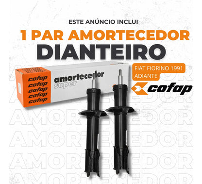Par Amortecedor Dianteiro Cofap Fiorino Longa 1991 A 2013