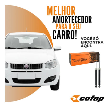 Par Amortecedor Traseiro Cofap Novo Palio 2011 A 2017
