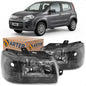 Farol Uno Fiorino 2004 A 2013 Máscar Negra Pisca Preto Arteb