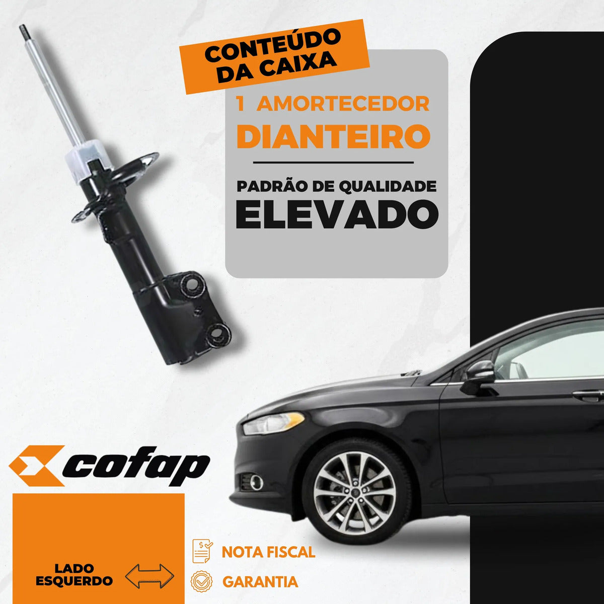 Amamortecedor Dianteiro Esquerdo Fusion 13/19 Cofap Gp33247